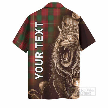 MacFie (McFie) Tartan Hawaiian Shirt Roaring Lion Heritage