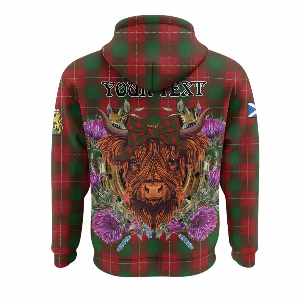 MacFie (McFie) Tartan Hoodie Scottish Thistle Heilan Coo