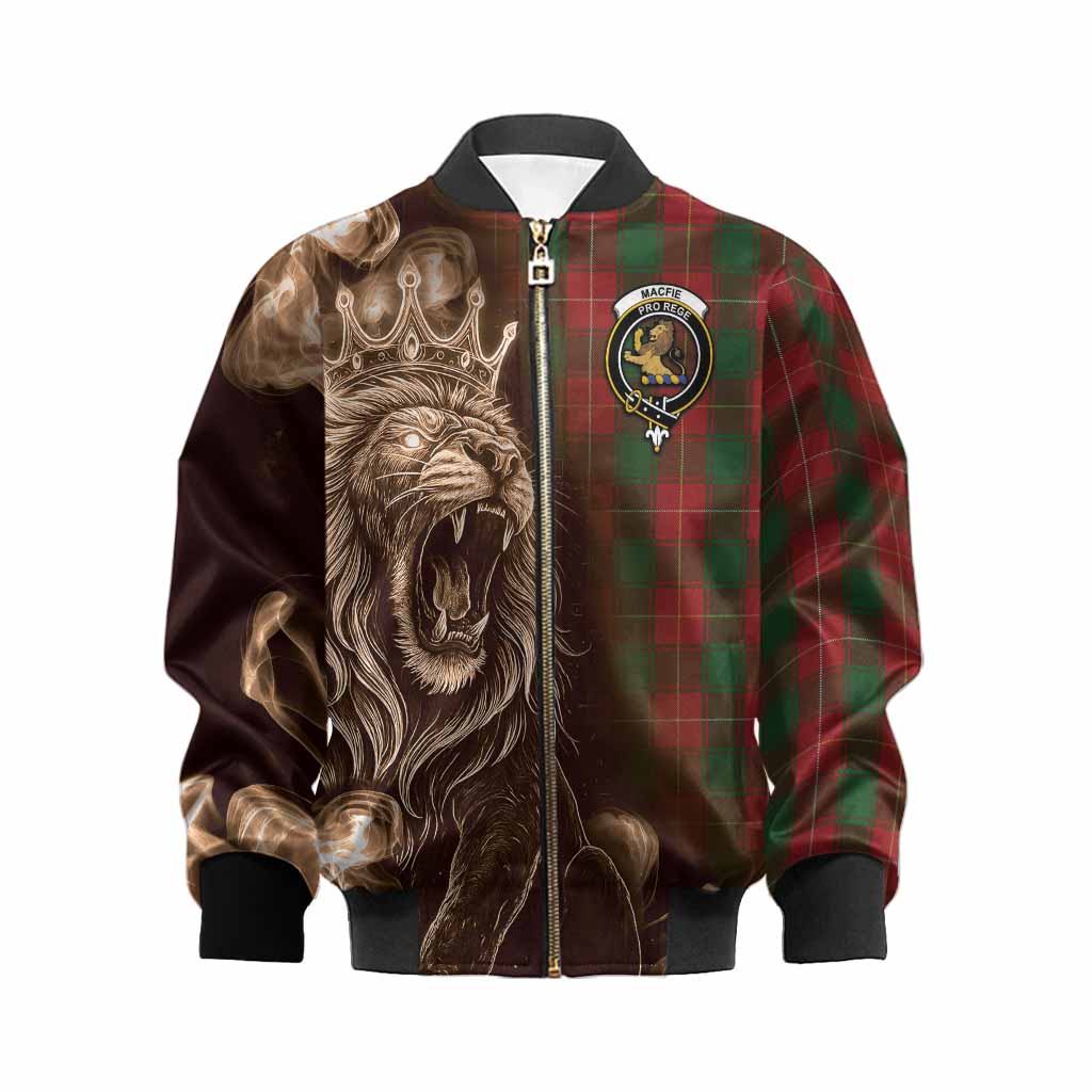 MacFie (McFie) Tartan Kid Bomber Jacket Roaring Lion Heritage