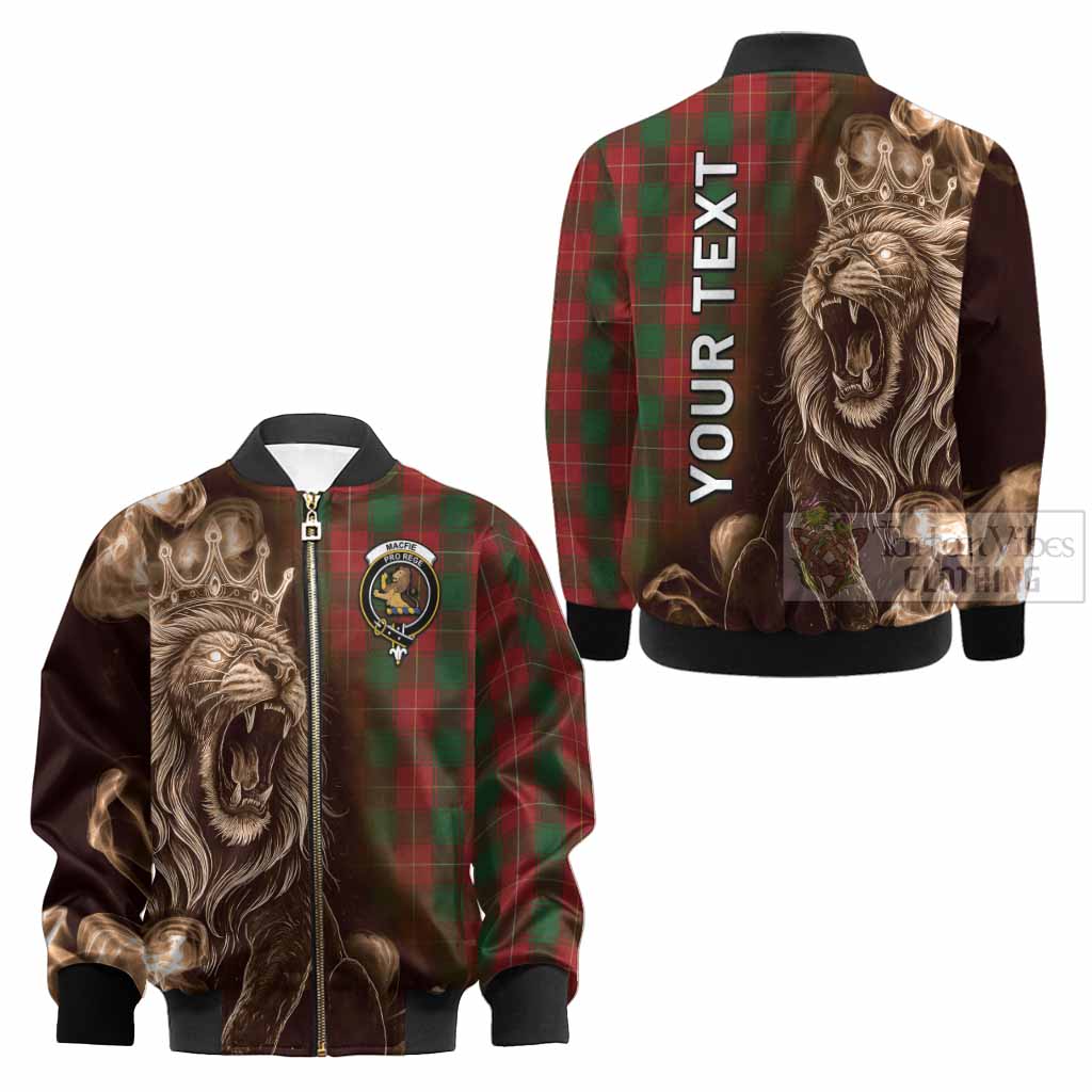 MacFie (McFie) Tartan Kid Bomber Jacket Roaring Lion Heritage