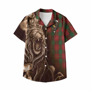 MacFie (McFie) Tartan Kid Hawaiian Shirt Roaring Lion Heritage