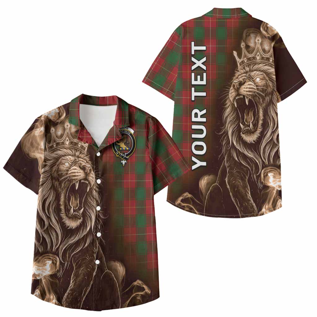 MacFie (McFie) Tartan Kid Hawaiian Shirt Roaring Lion Heritage