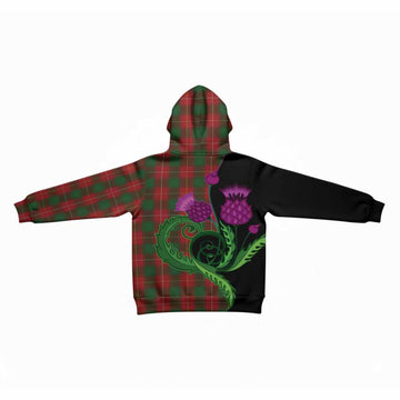 MacFie (McFie) Tartan Kid Hoodie Traditional Scottish Thistle