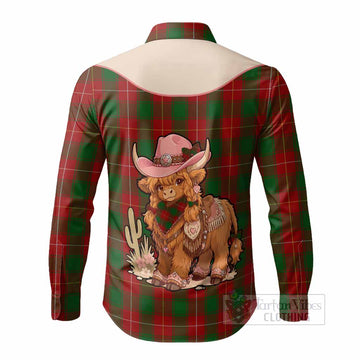 MacFie (McFie) Tartan Long Sleeve Button Shirts Wee Coo Cowgirl Cute Style - Tartan Vibes Clothing