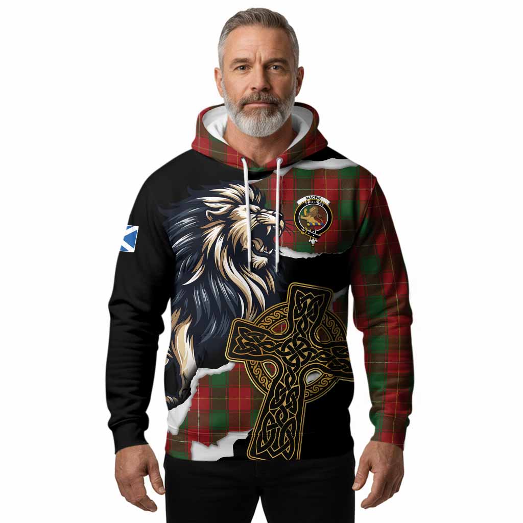 MacFie (McFie) Tartan Scottish Hoodie Lion Celtic Heritage