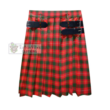 MacFie Modern Tartan Men's Pleated Skirt - Fashion Casual Retro Scottish Kilt Style