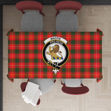 MacFie Modern Tatan Tablecloth with Family Crest