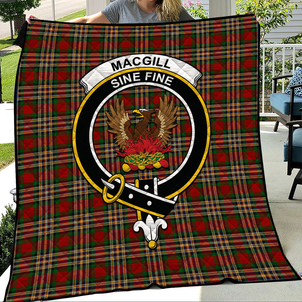 macgill-tartan-quilt-with-family-crest