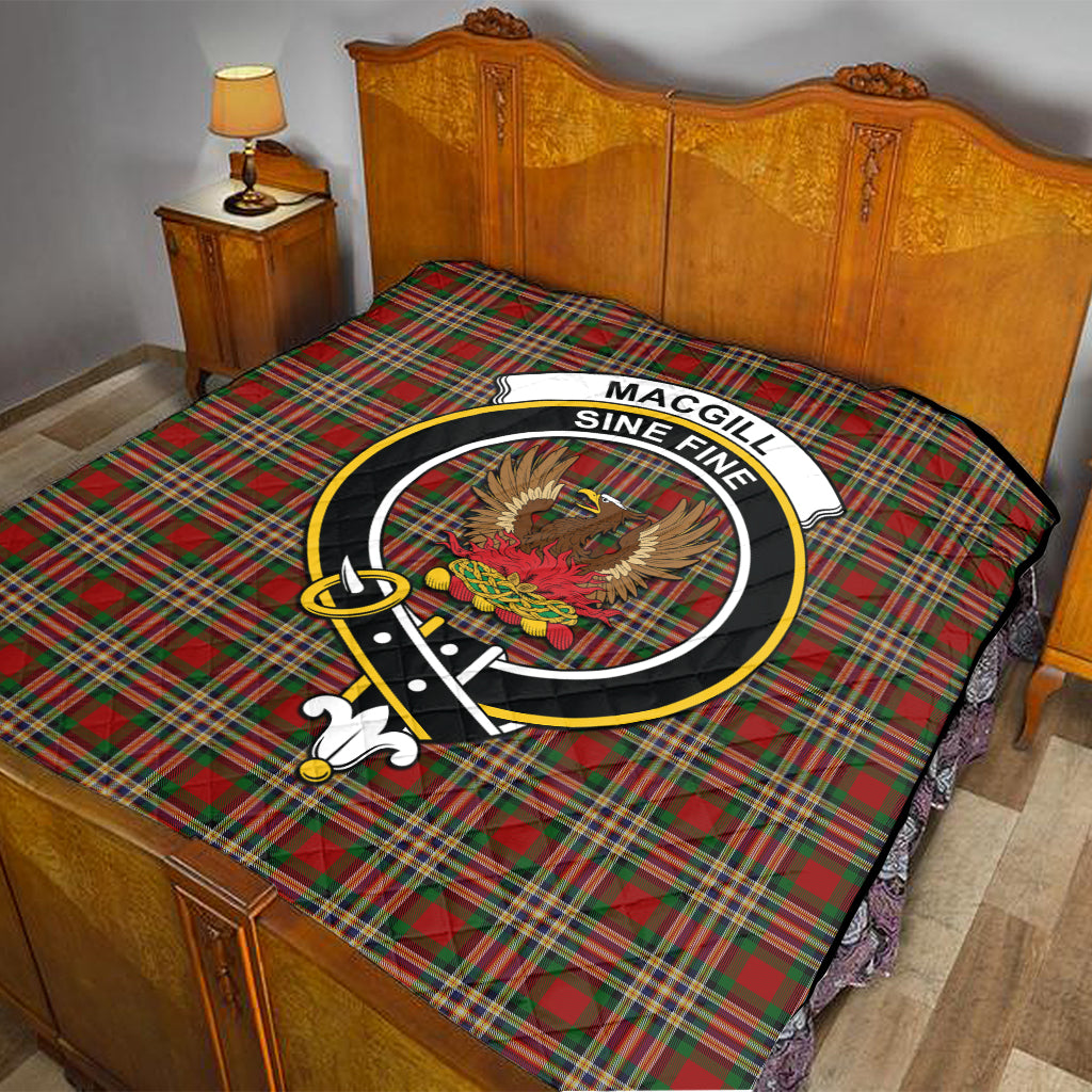 macgill-tartan-quilt-with-family-crest