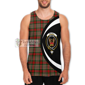 MacGill (MakGill) Tartan Men's Tank Top with Family Crest Circle Style Men - Tartan Vibes Clothing