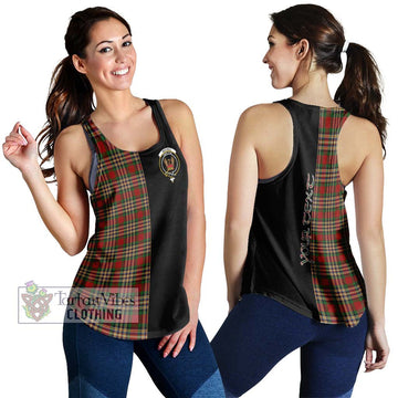 MacGill (MakGill) Tartan Women's Racerback Tanks with Family Crest and Half Of Me Style 4XL - Tartan Vibes Clothing