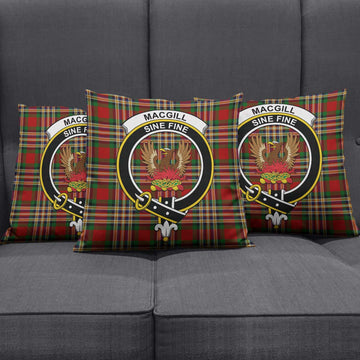 MacGill (MakGill) Tartan Pillow Cover with Family Crest Rectangle Pillow Cover 51*91cm - Tartan Vibes Clothing