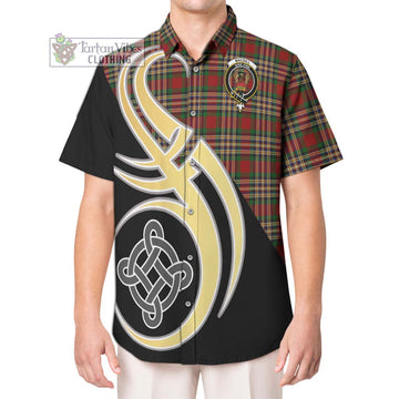 MacGill (MakGill) Tartan Hawaiian Shirt with Family Crest and Celtic Symbol Style Kid - Tartan Vibes Clothing