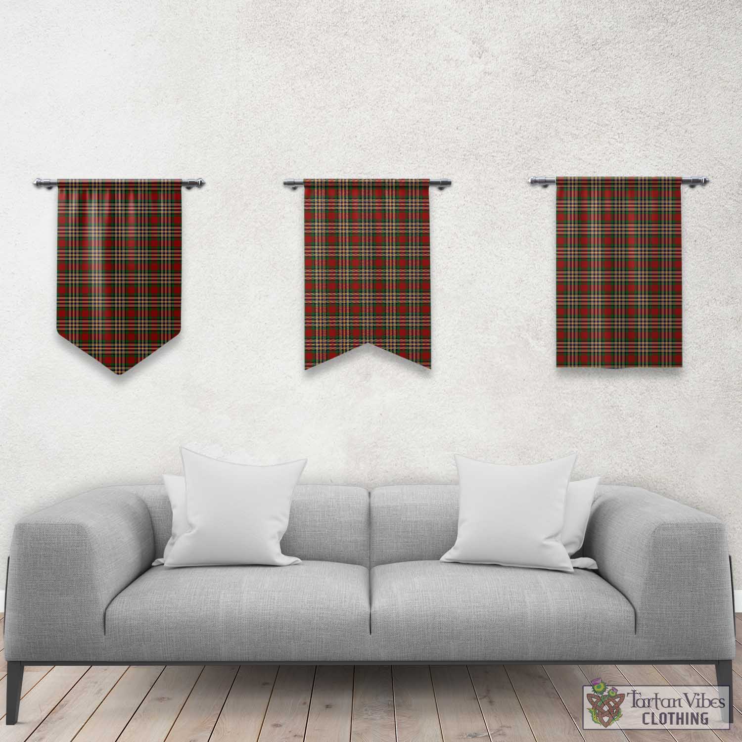MacGill (MakGill) Tartan Gonfalon, Tartan Banner Rectangle - Tartan Vibes Clothing