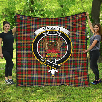 macgill-tartan-quilt-with-family-crest