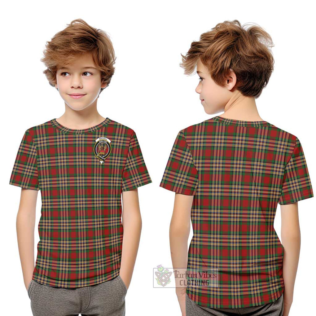 MacGill (MakGill) Tartan Kid T-Shirt with Family Crest Youth XL Size14 - Tartan Vibes Clothing
