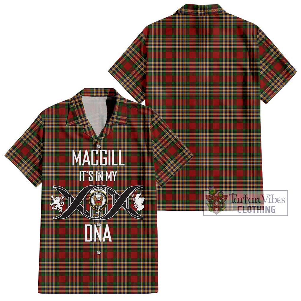 MacGill (MakGill) Tartan Hawaiian Shirt with Family Crest DNA In Me Style Kid - Tartan Vibes Clothing