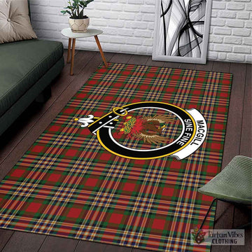 MacGill (MakGill) Tartan Area Rug with Family Crest L 59*86 inch (150x220 cm) - Tartan Vibes Clothing