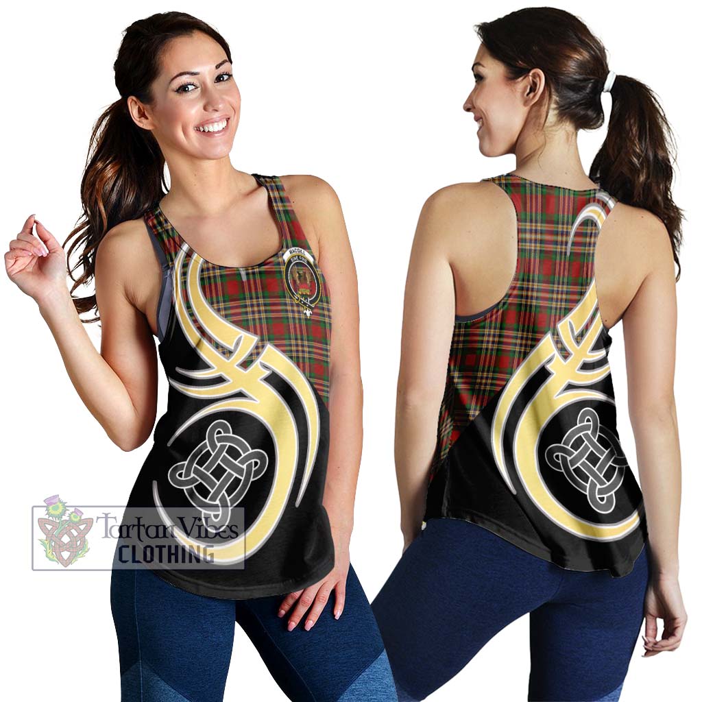 MacGill (MakGill) Tartan Women's Racerback Tanks with Family Crest and Celtic Symbol Style 4XL - Tartan Vibes Clothing
