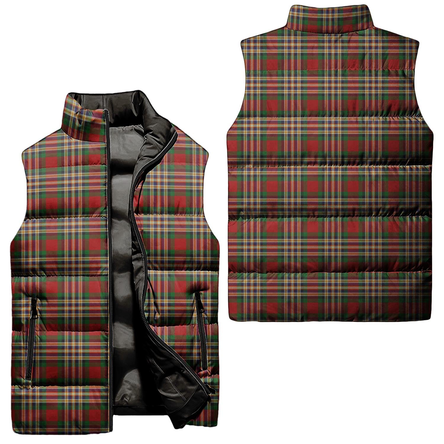MacGill (MakGill) Tartan Sleeveless Puffer Jacket Unisex - Tartan Vibes Clothing