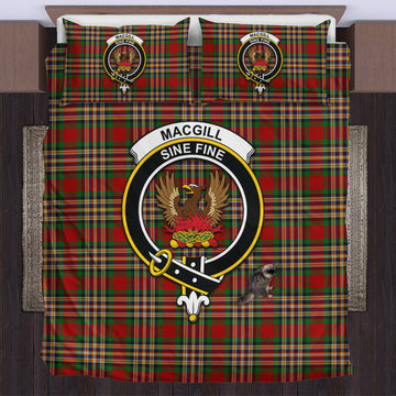 MacGill (MakGill) Tartan Bedding Set with Family Crest US Bedding Set - Tartan Vibes Clothing
