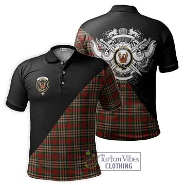 MacGill (MakGill) Tartan Polo Shirt with Family Crest and Military Logo Style Kid - Tartan Vibes Clothing