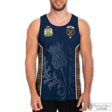 MacGill (MakGill) Tartan Men's Tanks Top with Family Crest and Scottish Thistle Vibes Sport Style 5XL - Tartan Vibes Clothing