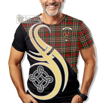 MacGill (MakGill) Tartan T-Shirt with Family Crest and Celtic Symbol Style - Tartan Vibes Clothing