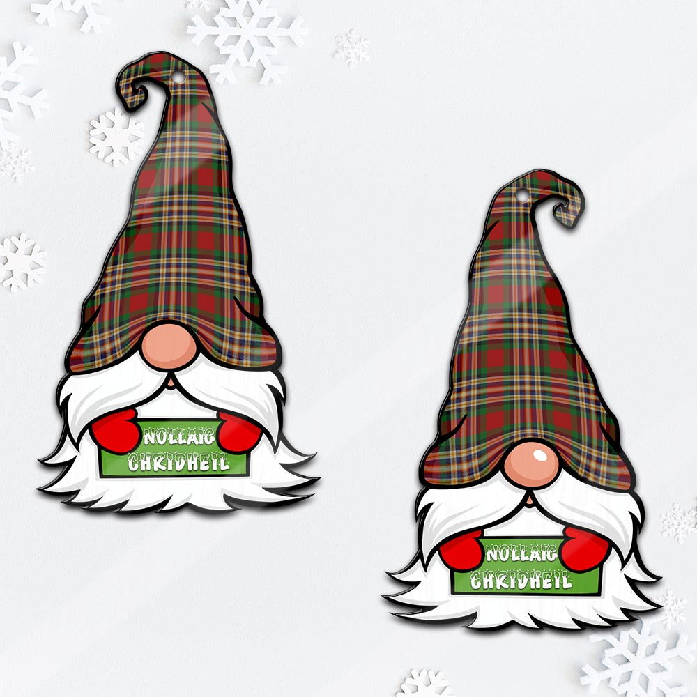 MacGill (MakGill) Gnome Christmas Ornament with His Tartan Christmas Hat - Tartan Vibes Clothing
