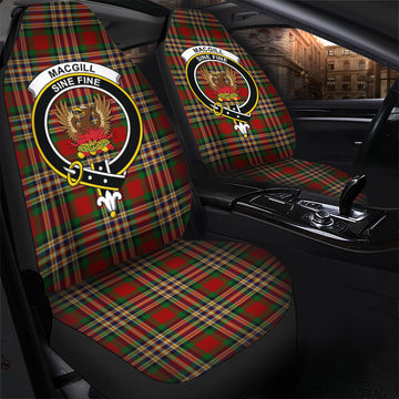 MacGill (MakGill) Tartan Car Seat Cover with Family Crest - Tartan Vibes Clothing