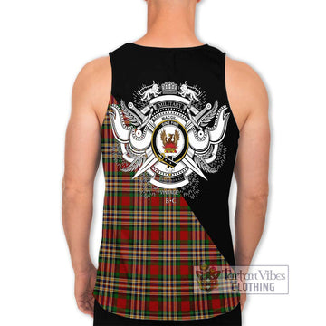 MacGill (MakGill) Tartan Men's Tank Top with Family Crest and Military Logo Style - Tartan Vibes Clothing