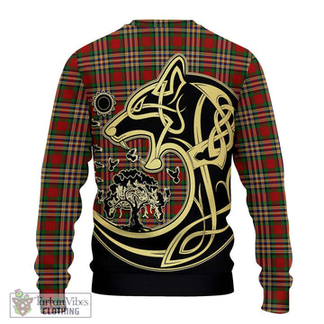 MacGill (MakGill) Tartan Ugly Sweater with Family Crest Celtic Wolf Style - Tartan Vibes Clothing