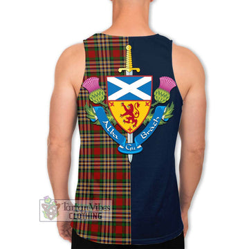 MacGill (MakGill) Tartan Men's Tank Top Alba with Scottish Lion Royal Arm Half Style - Tartan Vibes Clothing