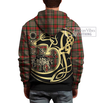 MacGill (MakGill) Tartan Hoodie with Family Crest Celtic Wolf Style - Tartan Vibes Clothing