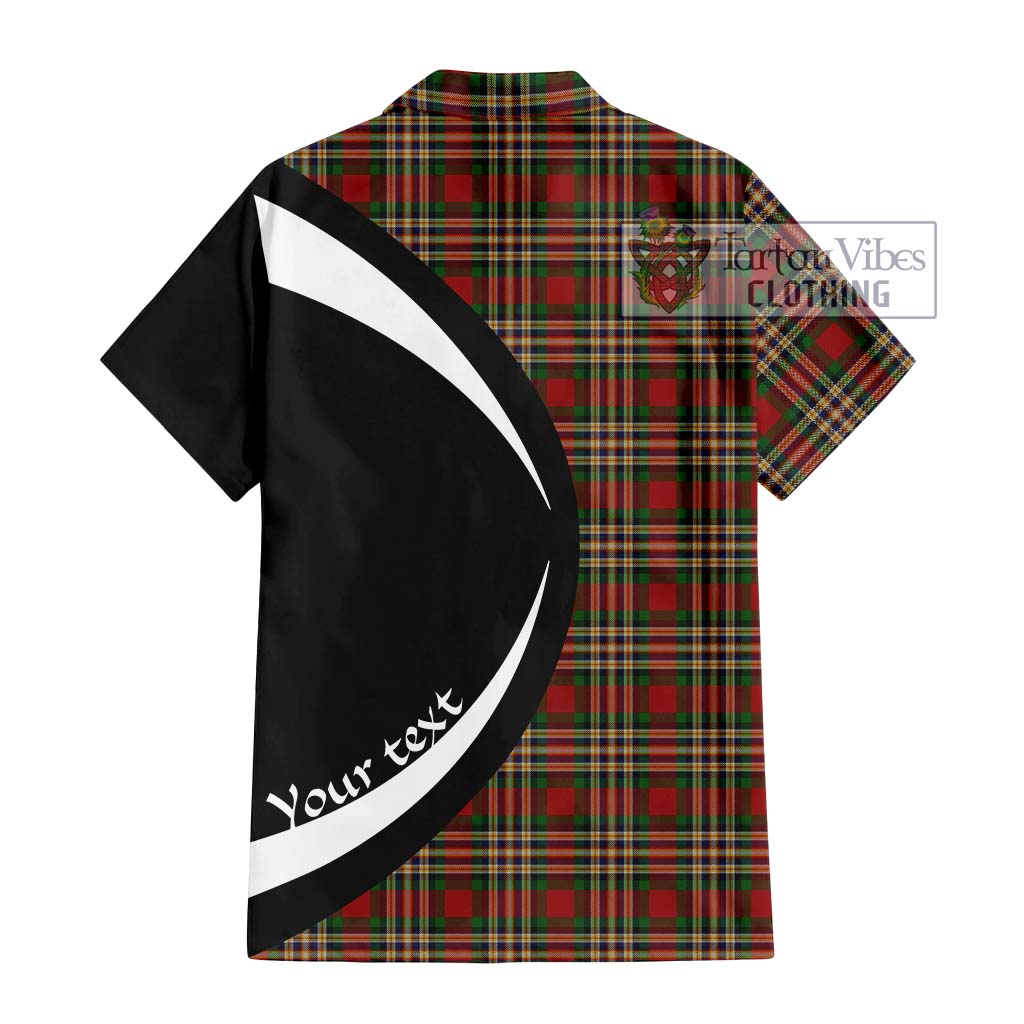 MacGill (MakGill) Tartan Hawaiian Shirt with Family Crest Circle Style - Tartan Vibes Clothing