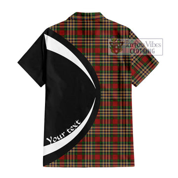 MacGill (MakGill) Tartan Hawaiian Shirt with Family Crest Circle Style - Tartan Vibes Clothing