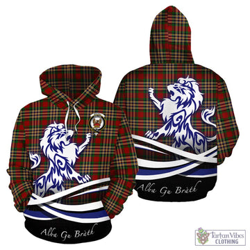 MacGill (MakGill) Tartan Hoodie with Alba Gu Brath Regal Lion Emblem - Tartan Vibes Clothing