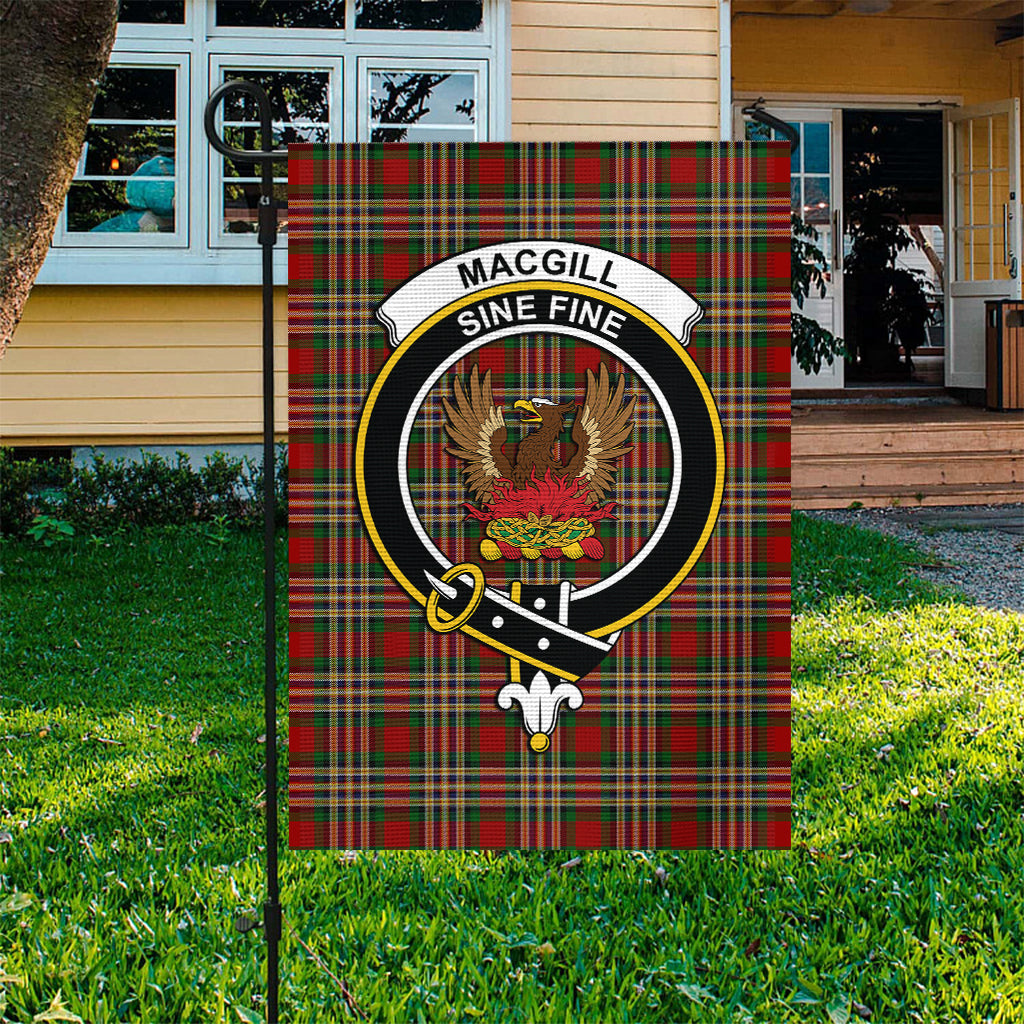 MacGill (MakGill) Tartan Flag with Family Crest - Tartan Vibes Clothing