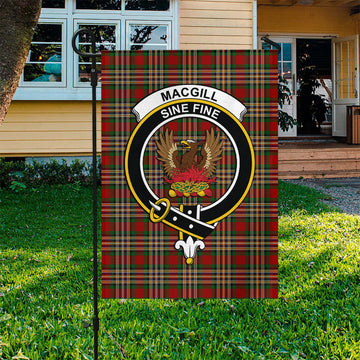 MacGill (MakGill) Tartan Flag with Family Crest - Tartan Vibes Clothing