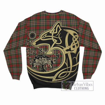 MacGill (MakGill) Tartan Sweatshirt with Family Crest Celtic Wolf Style - Tartan Vibes Clothing