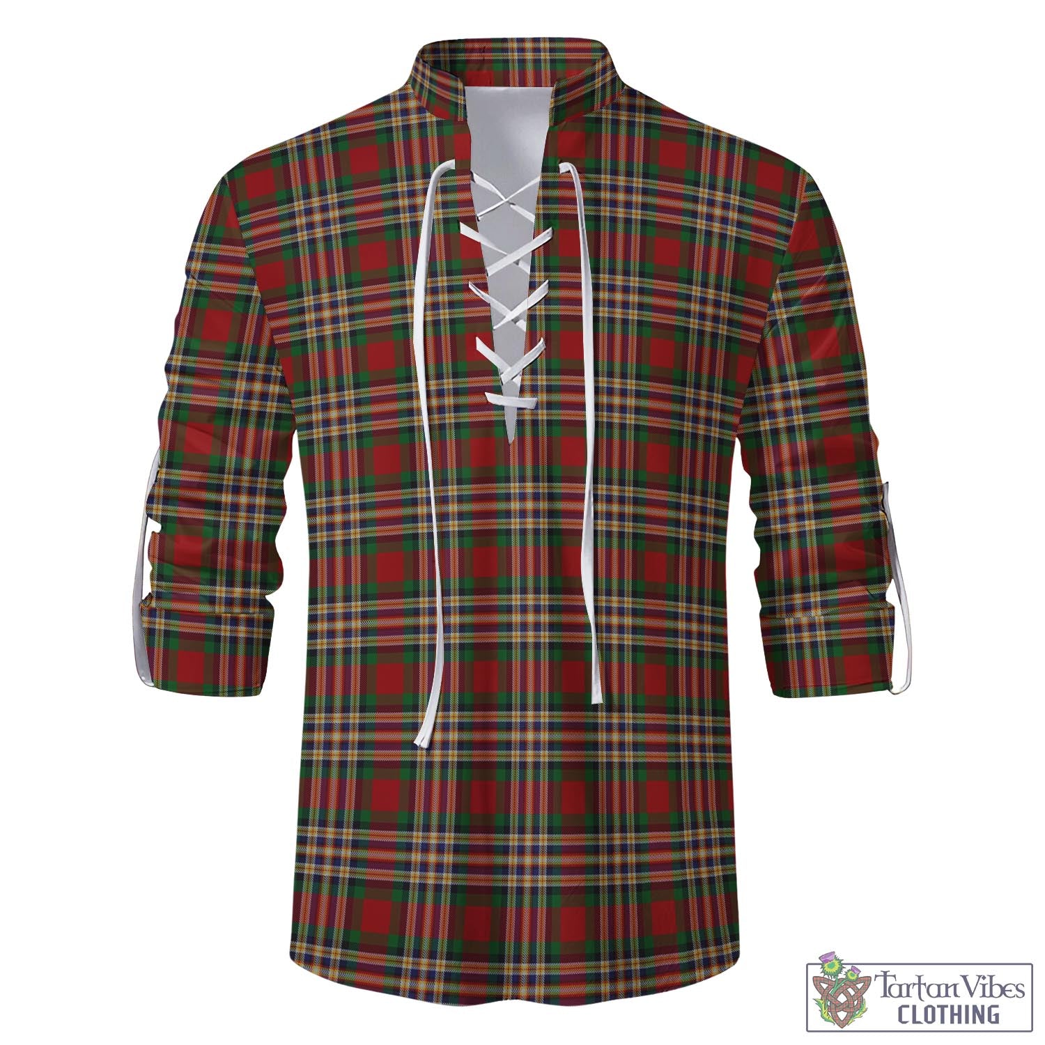 MacGill (MakGill) Tartan Men's Scottish Traditional Jacobite Ghillie Kilt Shirt - Tartan Vibes Clothing