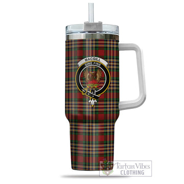 MacGill (MakGill) Tartan Tumbler with Handle with Family Crest - Tartan Vibes Clothing