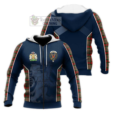 MacGill (MakGill) Tartan Knitted Hoodie with Family Crest and Lion Rampant Vibes Sport Style Unisex Knitted Zip Hoodie - Tartan Vibes Clothing