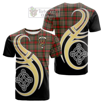 MacGill (MakGill) Tartan Cotton T-shirt with Family Crest and Celtic Symbol Style Kid's Shirt - Tartan Vibes Clothing