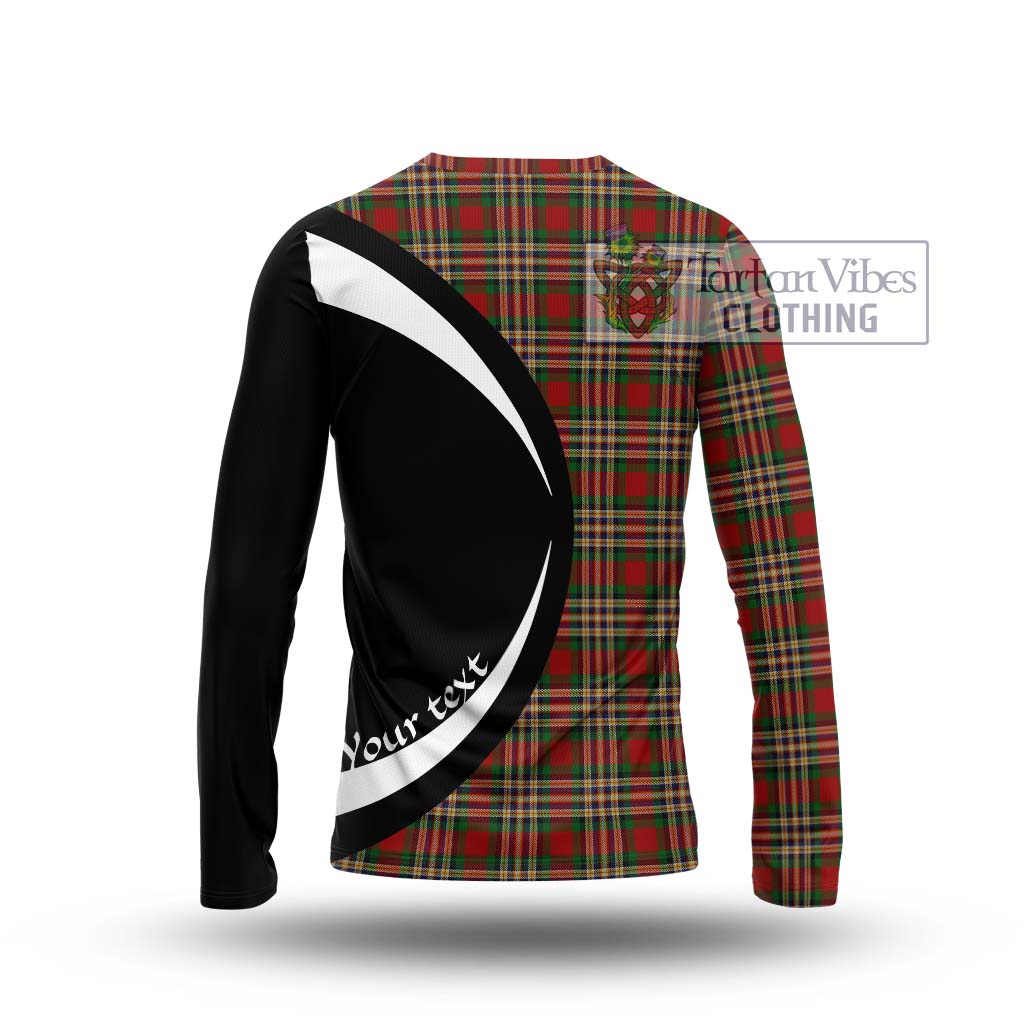 MacGill (MakGill) Tartan Long Sleeve T-Shirt with Family Crest Circle Style - Tartan Vibes Clothing