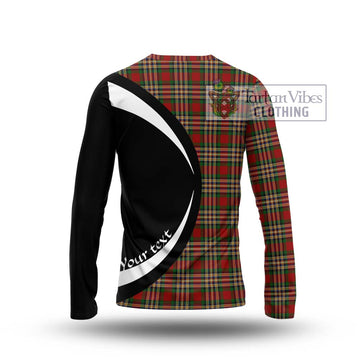 MacGill (MakGill) Tartan Long Sleeve T-Shirt with Family Crest Circle Style - Tartan Vibes Clothing