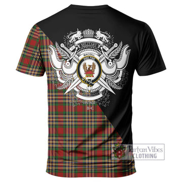 MacGill (MakGill) Tartan T-Shirt with Family Crest and Military Logo Style - Tartan Vibes Clothing