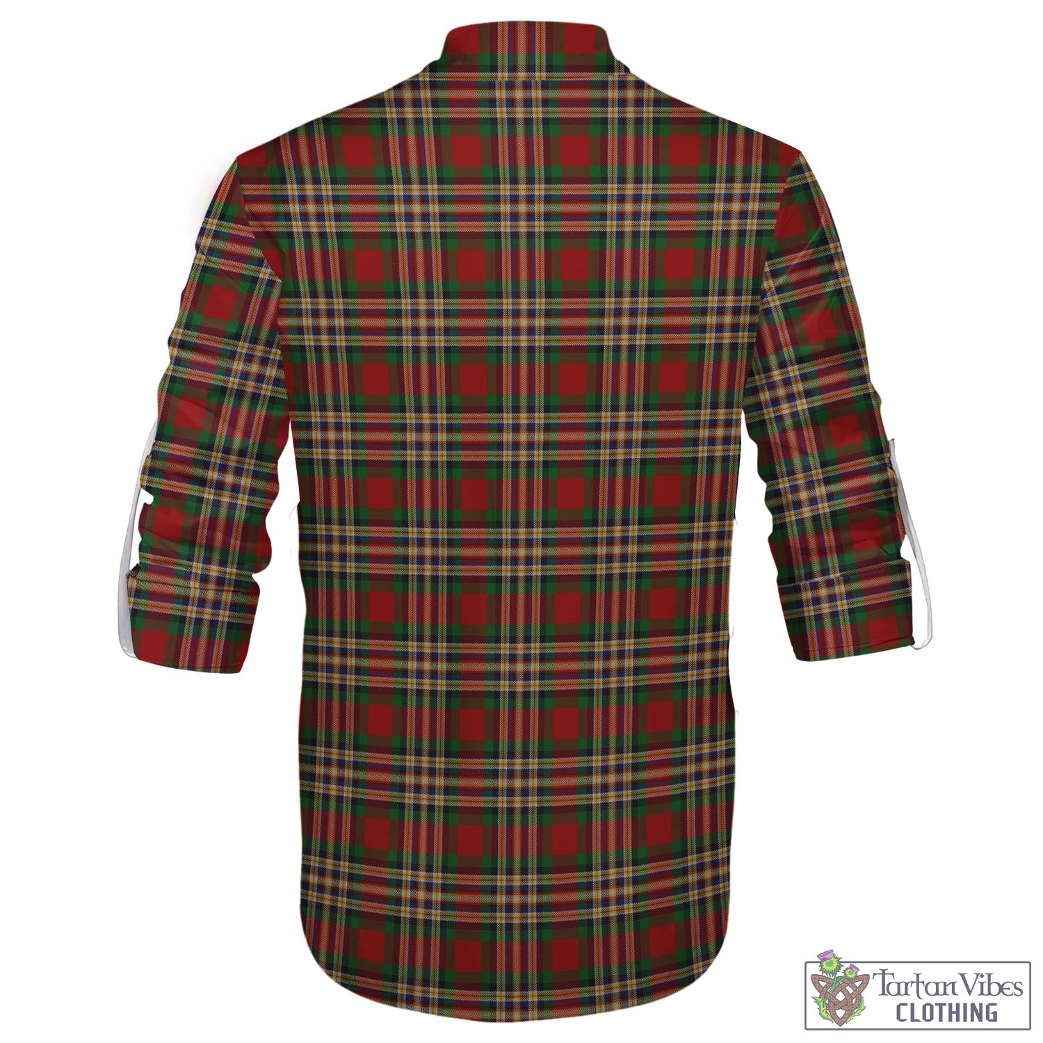 MacGill (MakGill) Tartan Men's Scottish Traditional Jacobite Ghillie Kilt Shirt - Tartan Vibes Clothing