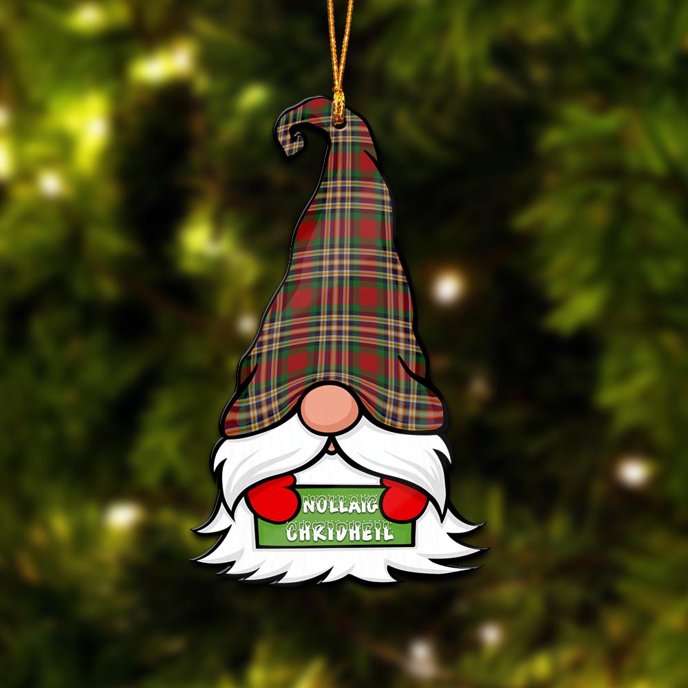 MacGill (MakGill) Gnome Christmas Ornament with His Tartan Christmas Hat - Tartan Vibes Clothing