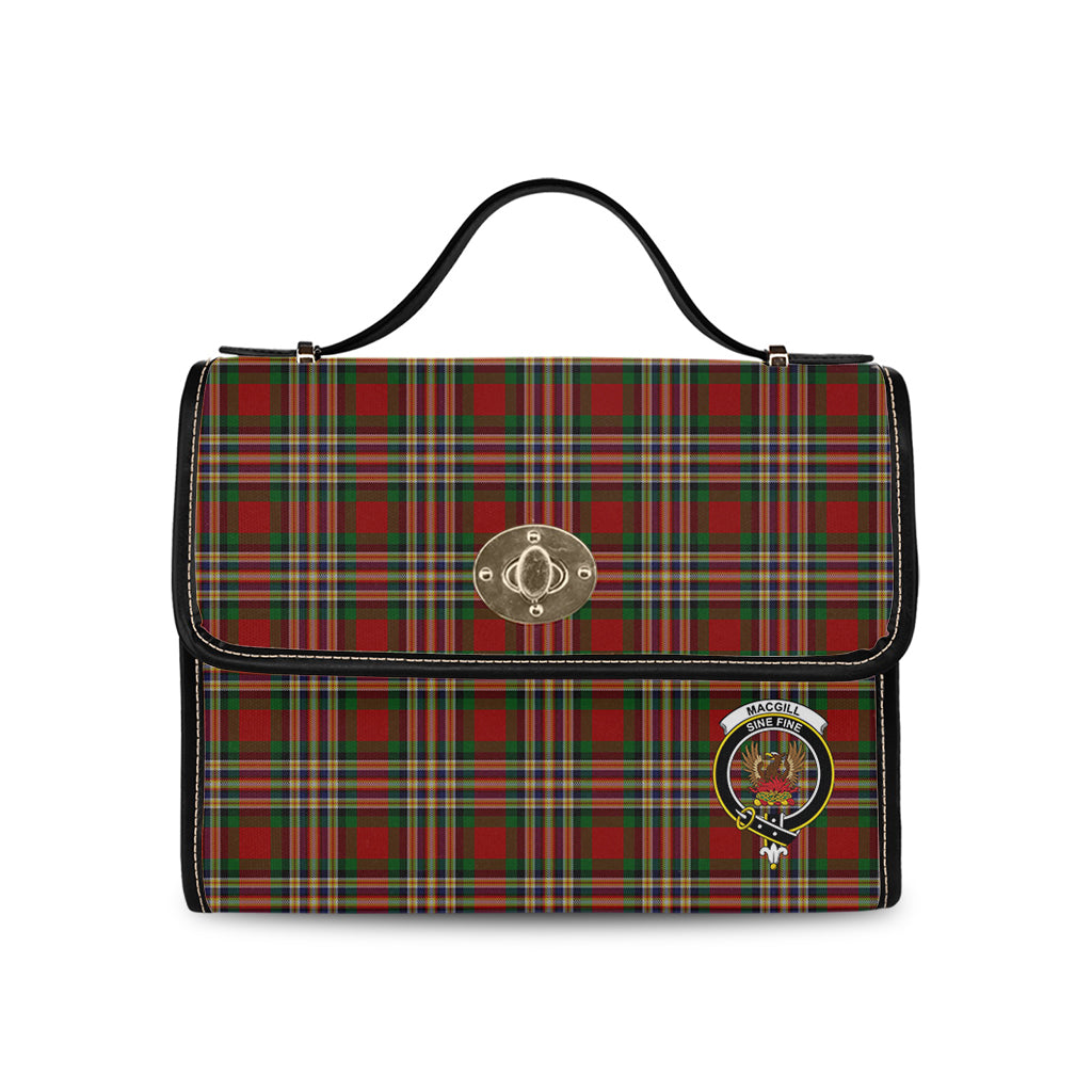 macgill-tartan-leather-strap-waterproof-canvas-bag-with-family-crest